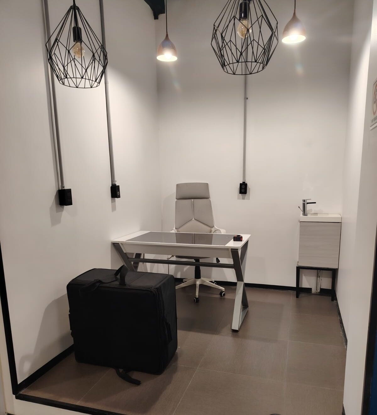 Consultorio antes de la remodelación.